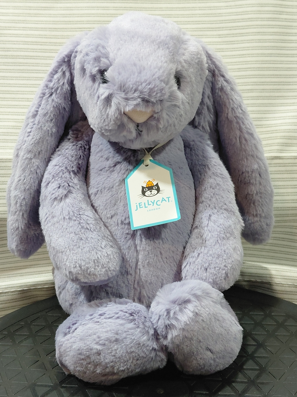 NWT Jellycat Bashful Viola Purple Plush Bunny - Soft Lavender Medium Size 12"